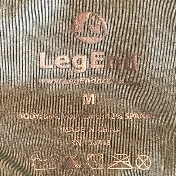 LegEnd Mint Green Leggings with pockets medium - Picture 4 of 5
